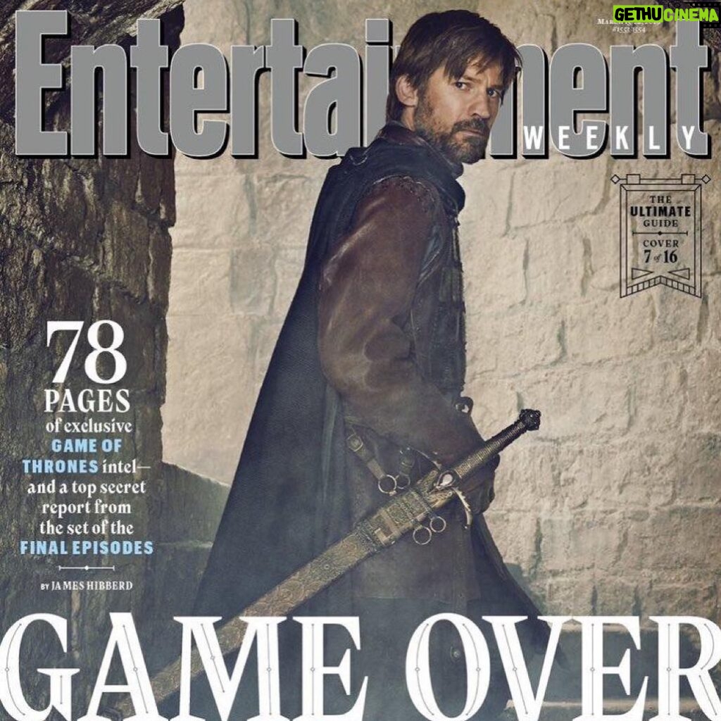Nikolaj Coster-Waldau Instagram - Up the stairs on his way to his favourite tower .. what?? Don’t judge. Very soon it will indeed be..GAME OVER #gameofthrones #gotseason8 Westeros