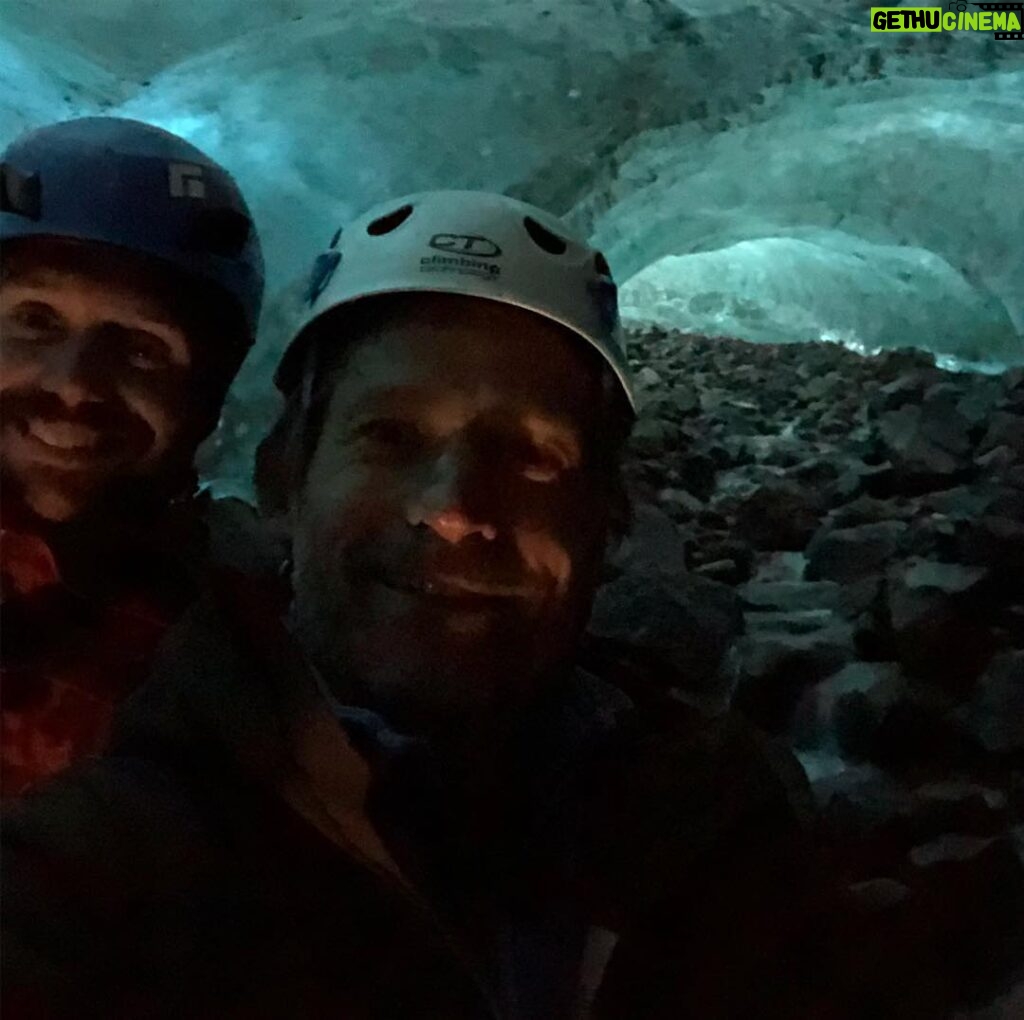 Nikolaj Coster-Waldau Instagram - Thank you @nunatakadventures and @thenickcave. Incredible ice cave trip Tasiilaq