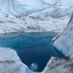 Nikolaj Coster-Waldau Instagram - Camping on the greenland icecap with my brother in law peter from greenland and a small danish filmcrew from DR1. Peter had been at same location 12 years ago. Since then the icecap here had retreated 100 m and dripped 50 m . Climate change is seen all over the world and the Greenlandic icecap is like the canary in the coalmine. Letting us know we have to take action. Seeing this enormous unfathomable jawdropping place up close is inspiring beautiful and a thought provoking. . @undp #globalgoals #tripofalifetime Søndre Strømfjord, Vestgronland, Greenland
