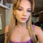 Nilsu Berfin Aktaş Instagram - İrem makyajı tatlım 💜 @iremkilicli 💅🏼