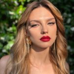 Nilsu Berfin Aktaş Instagram - FOXY GLAM @nilsuberfinaktas 🧞‍♀️🧿 #makeupbyme PRODUCTS @flormarturkiye LIPS: 233 DRAMATIC RED Lip Pencil and 048 RED YAZ Silk Matte Liquid Lipstick EYES: Midnight Matte 001 Pencil and Hero Volume & Curl Mascara
