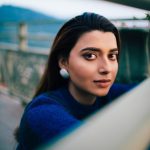 Nimrat Khaira Instagram - 🤍🤍 📷 @bharat_rawail Stylist @jinalpnagda Earrings @anantayabymani