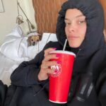 Nina Agdal Instagram - Before and after