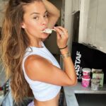 Nina Agdal Instagram - These NYC temperatures got me craving icecream so @fastaf to the rescue!🍦All my favorite products & ice cream delivered in less than 2 hours so I can stay on my couch and binge the Bach… and do my emails (it’s that kinda day 🤓) Use NINA20 for $20 off your first order #FastAFpartner #ChillSummer