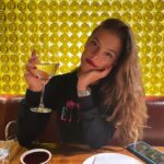 Nina Agdal Instagram - Wearing red lipstick under a mask (or actually just in general) is a commitment I’m not sure about but tn we tried it out.