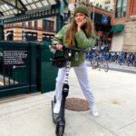 Nina Agdal Instagram - Morning commute 🌞💕🛴 @helbizofficial #HelbizRider #HelbizPartner