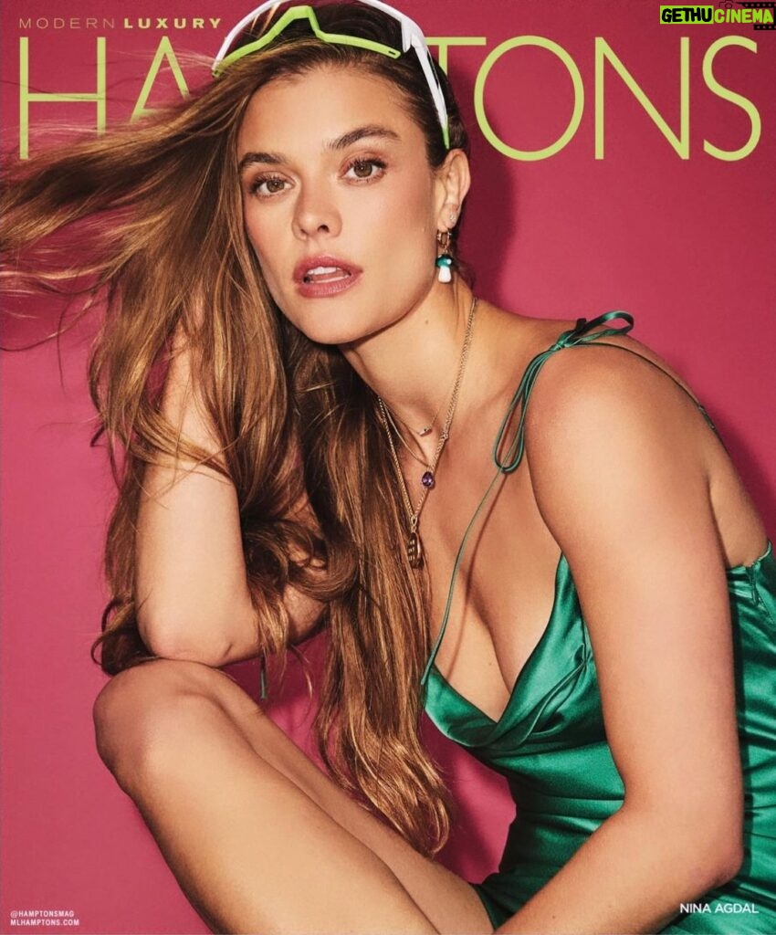 Nina Agdal Instagram - New cover story out now ✨ @hamptonsmag Photography: @wattsupphoto Styling: @xgabriela Hair: @riadazarhair for @thewallgroup Makeup: @julietteperreux for @thewallgroup Wearing: @cinqasept Editor: @phebewahl
