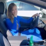 Nina Agdal Instagram - My-own-first-car appreciation post. Yes, I cried... emotional and proud of the work I’ve put in to get here. I feel like an adult now, well almost. Lesssgo, baby ⚡️⚡️⚡️