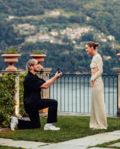 Nina Agdal Instagram - Engaged to my best friend 💍 @ninaagdal Lake Como, Italy