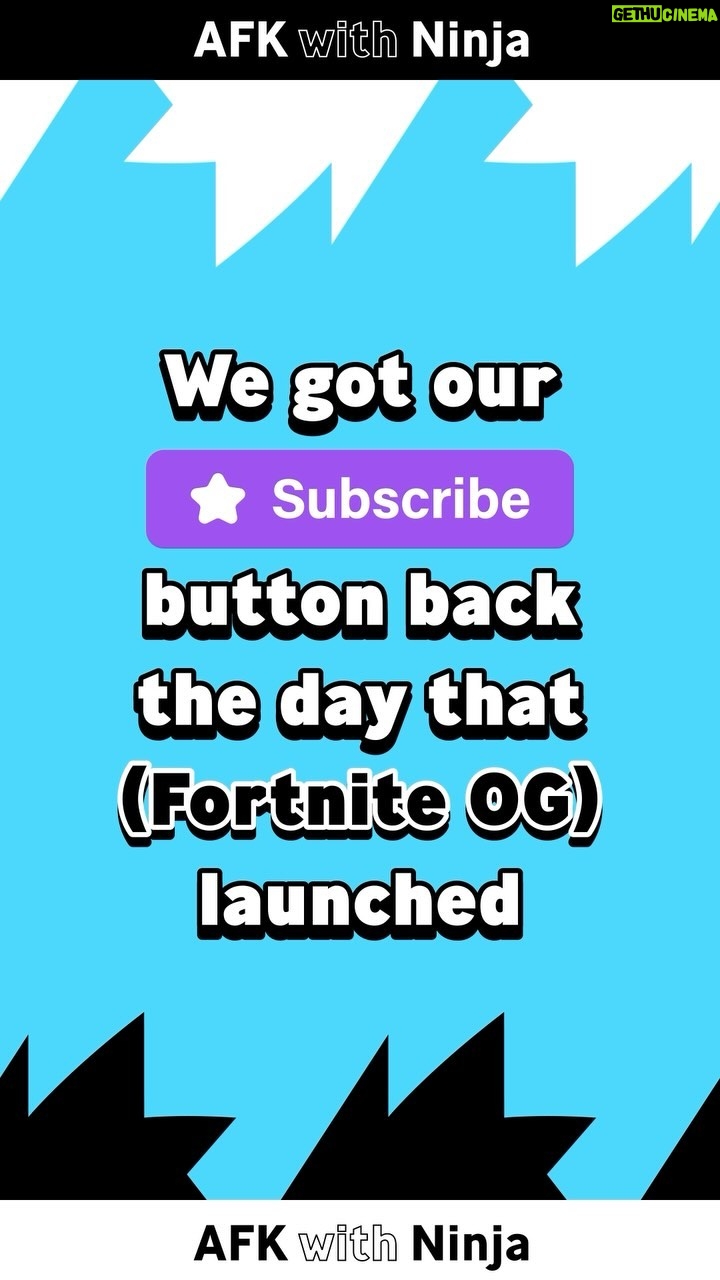 Ninja Instagram - The return of OG Fortnite & my Sub Button. Brand New @afkwithninja out now!