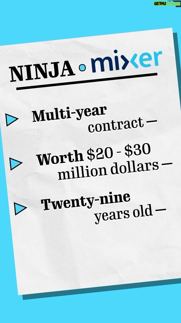 Ninja Instagram - Reflecting on my Mixer contact on the latest episode of @afkwithninja