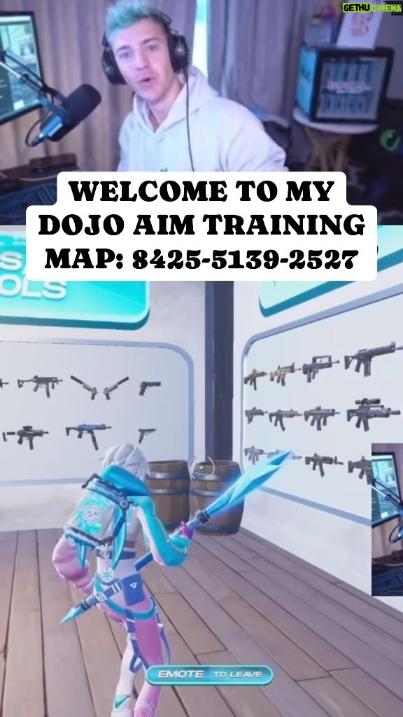 Ninja Instagram - WELCOME TO MY FIRST EVERY FORTNITE MAP! JOIN UP AND PLAY 8425-5139-2527