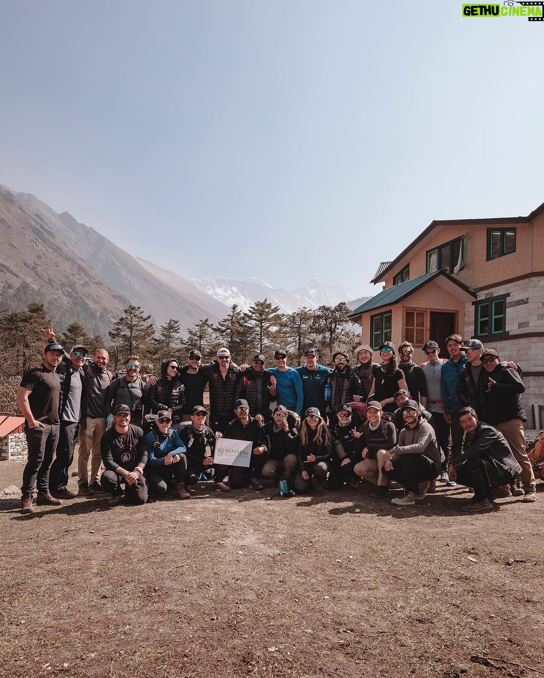 Nirmal Purja Instagram - For Nepal. I am proud to be helping #Nepal by bringing in climbers, trekkers and business people from all over the world to the beauty that is the home of the world's biggest mountains. Elite Exped and myself bought in several hundred clients last year. This helped create new jobs, filled hotels and restaurants and supported the local communities with tourism in the area during the climbing season. This was not only in Kathmandu but this also enabled the Teahouses along the various treks to basecamps to be full of clients supporting the communities in the remote villages. I am proud to have put Nepal on the map during my #14PeaksMission highlighting the culture and people of this beautiful country - and seeing new people visit my home is incredible! Copyright @nimsdai #Nepal #Himalaya #Roamtheplanet #Climbing #Everest #MtEverest #EliteExped #topoftheworld #Nimsdai #bigmountains