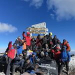 Nirmal Purja Instagram - Kilimanjaro – what an incredible exped with 100% success rate for all our clients. My group and I summitted this morning – watching the sunrise from Africa’s highest peak was a magical experience. I have been blown away by the beauty and hospitality of Tanzania. Our team of local guides, porters and assistants have been fantastic to work with and we are proud to support the local economy and community. All the clients and team have had a brilliant time – I can’t wait to return. Kilimanjaro is definitely one to put in your diary for 2024 – a great one for beginners and pros alike. Thank you to everyone who joined us on this Exped, we look forward to welcoming you to the #Bigmountains in Nepal next! Join me and my team in 2024: info@eliteexped.com Copyright: @nimsdai #eliteexped #nimsdai #14peaks #14peaksnothingisimpossible #achieveyournewpossible #nothingisimpossible #nims #nimspurja #14peaks6months #beyondpossible #k2winter #k2firstascentnoo2 #uksf #club8000ers #everest #k2 #k2winter #aboveandbeyondadventure #WildlifeEncounters #ConquerThePeaks #Tanzania #Kilimanjaro #AfricanAdventure Kilimanjaro, Tanzania