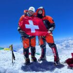 Nirmal Purja Instagram - Introducing @christine_vogondy who first climbed #Manaslu with us on a tough season and was one of the very few to summit that year. Fast forward to now and she is already smashing it alongside myself, and @EliteExped, helping her #Achieveyournewpossible! Christine battled food poisoning this year when starting the Pakistan Big 5, and took double the time to get to Camp 2 on Nangaparbat but she didn’t give up. She managed to recover at Camp 2 before making the summit push. I was super impressed by her sheer determination and resilience as she cracked on and made the summit happen! She is a world-record breaker in her own right, having been part of our team, including @anyatravler, @tejan.g, myself and amazing Elite Exped Sherpa team guides that climbed all of the Big 5 mountains in Pakistan in 26 days, ( the team are part of the new world record for climbing with oxygen, even beating Kristin Harila’s impressive time of 30 days to do the 5. I climbed without oxygen.) she was also part of the group that climbed K2 ( on 28th) that did it in just over 35 hours. Just 15 minutes behind Anna’s group. Amazing to see so many people smashing records and achieving their dreams! Christine is becoming a new superwoman of the mountains who’s smashed six of the 8,000ers and we look forward to helping her on the other 8,000m peaks. I am proud to have her wearing my #NimsdaiUlitmateSummitSuit! If you want to start your journey into the #Bigmountains the email my team Info@eliteexped.com Copyright: @nimsdai #eliteexped #nimsdai #14peaks #14peaksnothingisimpossible #achieveyournewpossible #nothingisimpossible #nims #nimspurja #14peaks6months #beyondpossible #k2winter #k2firstascentnoo2 #uksf #club8000ers #everest #k2 #k2winter #aboveandbeyondadventure #ManasluTrek #HimalayanAdventure #WildlifeEncounters #ConquerThePeaks #DalBhat #EliteExpeditions #ExperienceNepal #bucketlistadventures Himilayas
