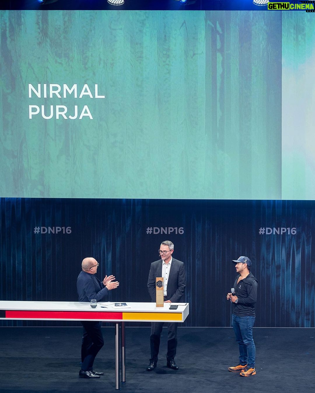 Nirmal Purja Instagram - HUMBLED AND GRATEFUL. Thank you to ISPO and the German Sustainability Awards for the ISPO Cup Award. I am very proud to be the recipient of this honour, both for my achievements in mountaineering and more importantly, for the work the Nimsdai Foundation has been undertaking. The Foundation was set up to give back. To help those in need across all the Big Mountain coms like the Big Mountain Clean Up aim to protect the sacred mountains for the next generation by helping to removing the waste that has built up over decades, and by making the mountain safer by removing old ropes, which pose a danger to climbers. But the @nimsdai_foundation does more than just this, it helps with emergency funds like the current Nepal Earthquake Appeal and previous Pakistan Flood Appeal – helping to get vital support to those that need it on the ground via our in-country networks. It also helps with educational projects and providing schooling and helps to get veterans into the mountain as a rehabilitative force for good. Our next big project is already in the works, a Porters Lodge at Lobuche, Nepal. Porters are the unsung heroes of the mountains, carrying bags, gear and supplies up and down the trails. The Porters Lodge will be specially designed, providing somewhere to rest for the night, as well as a community hub with a café for trekkers, Sherpas and Porters to use. We believe that by doing our bit, and working together, we can create positive change. We only have one home, the Earth. To achieve our big plans we need like-minded individuals and corporate game changers to work with us. Nothing is impossible when we work together. Finally big shoutout out to everyone who’s been doing their best to protect our home by actioning and not just talking 🙌🏽🙏🏽❤️ #nimsdaifoundation #GermanSustainabilityAwards #nimsdai #14peaks #14peaksnothingisimpossible #achieveyournewpossible #alwaysalittlehigher #BigMountainCleanUp #Lobuche #DNP16 #Nachhaltigkeitspreis #Nachhaltigkeitstag @nachhaltigkeitspreis @ispo.acceleratingsports