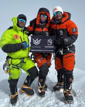 Nirmal Purja Instagram - There is never a better time to achieve your dreams than now. 

@nikolkovalchukofficial started her career in high altitude mountaineering late – but this mum of four is an incredible climber and should be an inspiration for anything thinking they want to start mountaineering. 

Nikol first joined us on Aconcagua before coming to Everest with us last year and summiting. 

Since then she has taken on the big 8000ers in Pakistan – it has been an honour to witness this amazing person realise their Big Mountain dreams. 

Her achievement in Nanga Parbat was amazing to see – this is one of the toughest mountains in the world and she climbed with great strength and resilience. Then she went on to smash G1, G2 and K2 as well. We are extremely proud and humble to have been part of Nikol’s amazing journey. 

She should be an inspiration to everyone out there to give climbing a go. 

Well done Nikol, we can’t wait to climb with you again soon. 

Copyright: @nimsdai 
 
#eliteexped #nimsdai #14peaks #14peaksnothingisimpossible #achieveyournewpossible  #nothingisimpossible #nims #nimspurja #14peaks6months #beyondpossible #k2winter #k2firstascentnoo2 #uksf #club8000ers #everest #k2 #k2winter #aboveandbeyondadventure