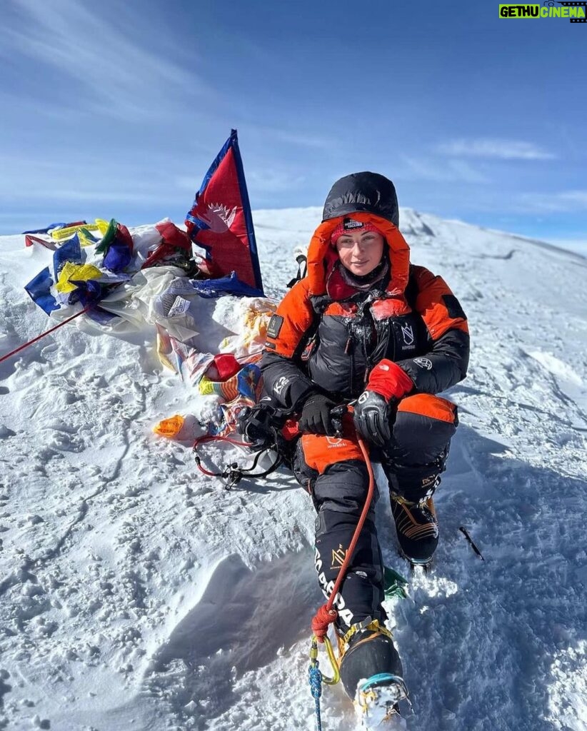 Nirmal Purja Instagram - Huge congratulations to our world record breaking climber @anyatraveler Who has trusted Elite Exped and Nimsdai to help her achieve her new possible! Anna is super strong and determined. This force of nature has already done 11 of the 14 Peaks in less than 7 months. Such a positive person with a great energy that inspires others. And she also helped @nimsdai_foundation with a lovely donation to help the Khumjung Secondary School. She climbed the Everest - Lhotse traverse in less than 24 hours, climbed all of the Big 5 mountains in Pakistan in 26 days (a new world record for climbing with oxygen, even beating Kristin Harila’s impressive time of 30 days to do the 5,) and she and her @guideyukta summitted K2 in 35 hours (another world record set!) We are just awaiting official confirmation on these new records! Copyright @nimsdai #eliteexped #nimsdai #14peaks #14peaksnothingisimpossible #achieveyournewpossible  #nothingisimpossible #nims #nimspurja #14peaks6months #beyondpossible #k2winter #k2firstascentnoo2 #uksf #club8000ers #everest #k2 #k2winter #aboveandbeyondadventure #alwaysalittlehigher #nimsdaifoundation #bigmountaincleanup #nimsdaistore #nimsdaiultimatesummitsuit Himalayas