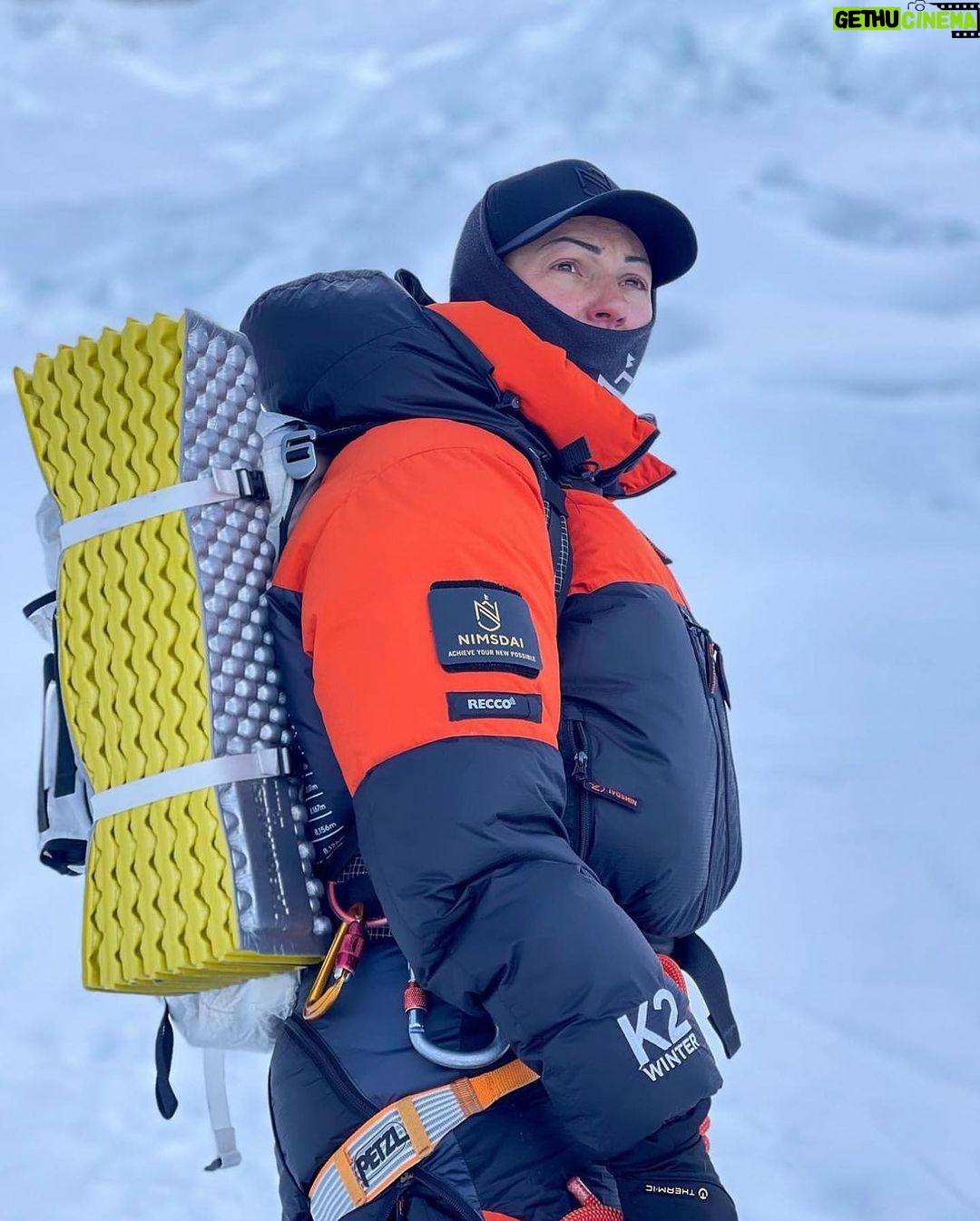Nirmal Purja Instagram - Huge congratulations to our world record breaking climber @anyatraveler Who has trusted Elite Exped and Nimsdai to help her achieve her new possible! Anna is super strong and determined. This force of nature has already done 11 of the 14 Peaks in less than 7 months. Such a positive person with a great energy that inspires others. And she also helped @nimsdai_foundation with a lovely donation to help the Khumjung Secondary School. She climbed the Everest - Lhotse traverse in less than 24 hours, climbed all of the Big 5 mountains in Pakistan in 26 days (a new world record for climbing with oxygen, even beating Kristin Harila’s impressive time of 30 days to do the 5,) and she and her @guideyukta summitted K2 in 35 hours (another world record set!) We are just awaiting official confirmation on these new records! Copyright @nimsdai #eliteexped #nimsdai #14peaks #14peaksnothingisimpossible #achieveyournewpossible #nothingisimpossible #nims #nimspurja #14peaks6months #beyondpossible #k2winter #k2firstascentnoo2 #uksf #club8000ers #everest #k2 #k2winter #aboveandbeyondadventure #alwaysalittlehigher #nimsdaifoundation #bigmountaincleanup #nimsdaistore #nimsdaiultimatesummitsuit Himalayas