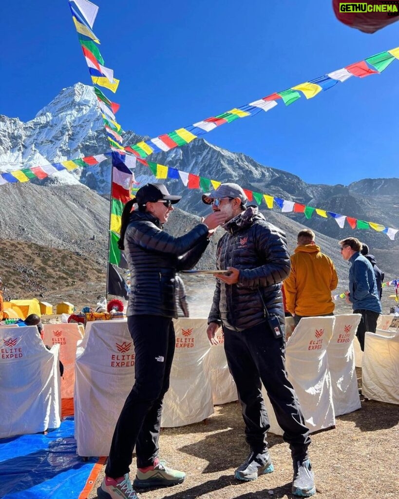 Nirmal Purja Instagram - Huge congratulations to our world record breaking climber @anyatraveler Who has trusted Elite Exped and Nimsdai to help her achieve her new possible! Anna is super strong and determined. This force of nature has already done 11 of the 14 Peaks in less than 7 months. Such a positive person with a great energy that inspires others. And she also helped @nimsdai_foundation with a lovely donation to help the Khumjung Secondary School. She climbed the Everest - Lhotse traverse in less than 24 hours, climbed all of the Big 5 mountains in Pakistan in 26 days (a new world record for climbing with oxygen, even beating Kristin Harila’s impressive time of 30 days to do the 5,) and she and her @guideyukta summitted K2 in 35 hours (another world record set!) We are just awaiting official confirmation on these new records! Copyright @nimsdai #eliteexped #nimsdai #14peaks #14peaksnothingisimpossible #achieveyournewpossible  #nothingisimpossible #nims #nimspurja #14peaks6months #beyondpossible #k2winter #k2firstascentnoo2 #uksf #club8000ers #everest #k2 #k2winter #aboveandbeyondadventure #alwaysalittlehigher #nimsdaifoundation #bigmountaincleanup #nimsdaistore #nimsdaiultimatesummitsuit Himalayas
