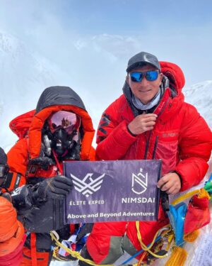 Nirmal Purja Instagram - YOUR DREAMS ARE POSSIBLE! 

Never let anyone tell you your dreams cannot be done. There is always a way – with the proper preparation, mindset and team supporting you. 

I am so proud of Rochelle Gilmore ( @rochellegilmore )and very happy for her– she has just summitted Everest and Lhotse with us @eliteexped 

Rochelle has complex medical conditions which makes it very hard for her to acclimatise at high altitude – people didn't believe that she could achieve it because of her medical conditions, which include: allergic asthma, Hypogammaglobulinemia, Cholinergic urticaria, hypertension, Haglund syndrome and allergies – including certain medications.

However, with careful planning and consideration of all the health concerns, we were able to work together to create an all-round plan to support her to make her dreams possible. Firstly, she summitted Ama Dablam with us last year and then, guess what? Rochelle smashed Everest and Lhotse. 

I’m very proud of you and the whole Elite Exped team specially my brother and lead guide of Elite Exped @ifmga_tenji_sherpa and his crew .– #NothingIsImpossible. Never let anyone tell you it can’t be done - tell them to dream bigger!

If you want to achieve your new possible, email my team and let’s do this: info@eliteexped.com

#14peaksnothingisimpossible #14peaks #nothingisimpossible #nimsdai #nimspurja #14peaks6months #beyondpossible #k2winter #k2firstascentnoo2 #uksf #achieveyournewpossible #club8000ers #everest #k2 #aboveandbeyondadventure #eliteexped #alwaysalittlehigher #Eliteexped
📸 @ifmga_tenji_sherpa