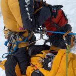 Nirmal Purja Instagram – RESCUE AT SOUTH SUMMIT/WORLD’s HIGHEST RESCUE!
Some of my Elite Exped team and I were involved in rescuing a climber from another guiding company on our way down from our Everest summit.
We found the climber Capt Dipendra Singh khatri , from another team, at the South Summit of Everest (8,749m). The climber had been there overnight.
I am thankful to my clients Jack and Will Lundin, for releasing me and Pasang Jharok to go and help with this rescue. Thank you to @anyatraveler for releasing @guideyukta and @alasdair_mckenzie for releasing Ki Temba to help. Even though they have paid us to be their guide, our clients kindly released us to help in this rescue.
Together we brought the climber all the way down to Camp 4 (7,950m) and there we handed the climber into the care of two Sherpas from the other guiding company.
We are now all safe at Camp 2 – together with our clients who re-joined us at Camp 4. We understand the climber and Sherpas have not made it back to Camp 2 yet. We wish the rescued climber and the team the very best and all we hope for is that they are safe.
I am very proud of my @eliteexped team and clients – on the mountain we are all one community and we look out for each other.
Note: I have never charge a penny for all the rescues I have done & that’s also including my team from @eliteexped ( Annapurna, Kanchenjunga Everest x 2 )
Leaving someone behind isn’t in the blood 👊🏽💥
Copyright: @nimsdai
#14peaksnothingisimpossible #14peaks #nothingisimpossible #nimsdai #nimspurja #14peaks6months #beyondpossible #k2winter #k2firstascentnoo2 #uksf #achieveyournewpossible #club8000ers #everest #k2 #aboveandbeyondadventure #eliteexped #alwaysalittlehigher