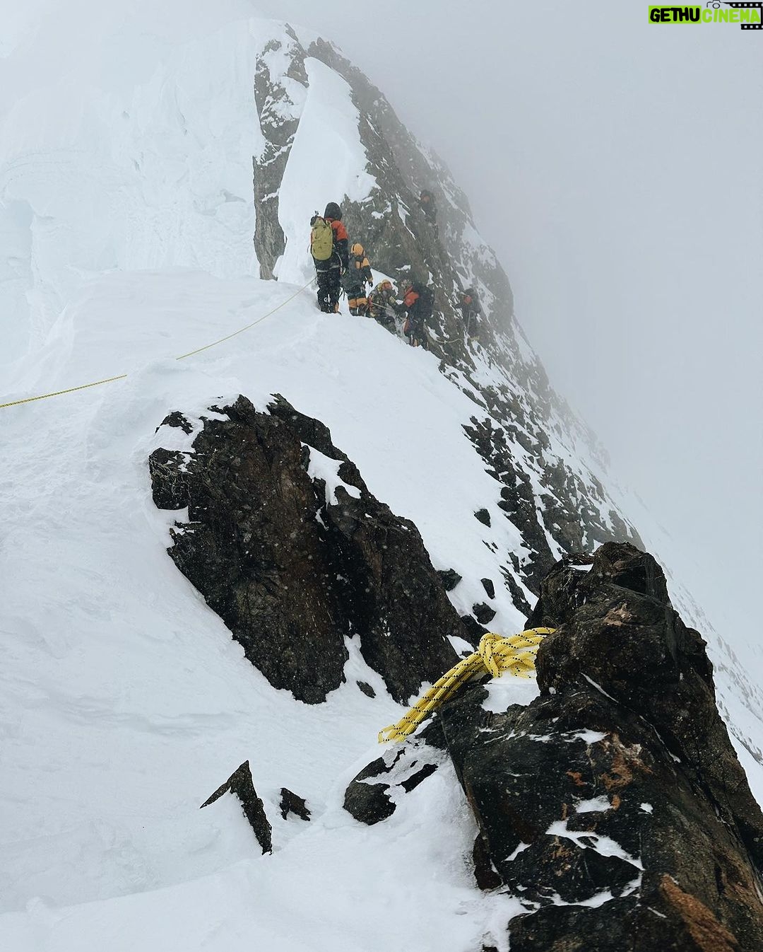 Nirmal Purja Instagram - Snowstorms couldn’t stop the team summitting #BroadPeak. 100% success rate - all 13 team members summited between 12pm - 1pm local time. All our team were strong and determined - they had made a good push to Camp 2 when the snow came in and the weather closed in. This is where the years of knowledge and experience on these peaks makes the difference! My years in the military and UKSF taught me to evaluate the situation and make decisions based on all the facts. You have to keep making decisions, keep making a plan. Then when the moment is right, you execute that plan. All our team summited Broad Peak between 12 noon - 1pm local time - a huge moment for the team. I am so proud of each and every one of you. You showed strength, tenacity and determination. Everyone is now safe and well back in the lower camps. I have now climbed Broad Peak without oxygen - only 2 more to go to do the #14Peaks without O2 - all while leading from the front and helping make others dreams their new possible. Want to join me and @eliteexped next year? Email my team ✉️ info@eliteexped.com Copyright: @nimsdai #eliteexped #nimsdai #14peaks #14peaksnothingisimpossible #achieveyournewpossible #nothingisimpossible #nims #nimspurja #14peaks6months #beyondpossible #k2winter #k2firstascentnoo2 #uksf #club8000ers #everest #k2 #k2winter #aboveandbeyondadventure #14Peaksnoo2
