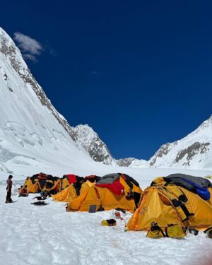 Nirmal Purja Instagram - Today the team are resting at Camp 1 (this is a shared camp between #G1 & #G2 🏔️)

The team made the summit push on G2 directly from Camp 2 and returned to C1. If you see in the pics closely @eliteexped team seem to be at a Sunday market 😉 They are actually drying all their mountaineering gear 👊🏽💥

Movements for next few days -

Today the guides will do the load carry to C2 on G1. Tomorrow, we will make the move to Camp 2 and then to C3 with the summit push on 21st .

All team members and guides are doing okay ✅

Stay tuned for more updates 👊🏽💥 have a great day 🤙🏽

Copyright @nimsdai

#eliteexped #nimsdai #14peaks #14peaksnothingisimpossible #achieveyournewpossible  #nothingisimpossible #nims #nimspurja #14peaks6months #beyondpossible #k2winter #k2firstascentnoo2 #uksf #club8000ers #everest #k2 #k2winter #aboveandbeyondadventure
