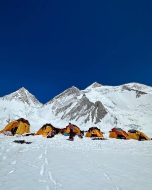 Nirmal Purja Instagram - Today the team are resting at Camp 1 (this is a shared camp between #G1 & #G2 🏔️)

The team made the summit push on G2 directly from Camp 2 and returned to C1. If you see in the pics closely @eliteexped team seem to be at a Sunday market 😉 They are actually drying all their mountaineering gear 👊🏽💥

Movements for next few days -

Today the guides will do the load carry to C2 on G1. Tomorrow, we will make the move to Camp 2 and then to C3 with the summit push on 21st .

All team members and guides are doing okay ✅

Stay tuned for more updates 👊🏽💥 have a great day 🤙🏽

Copyright @nimsdai

#eliteexped #nimsdai #14peaks #14peaksnothingisimpossible #achieveyournewpossible  #nothingisimpossible #nims #nimspurja #14peaks6months #beyondpossible #k2winter #k2firstascentnoo2 #uksf #club8000ers #everest #k2 #k2winter #aboveandbeyondadventure
