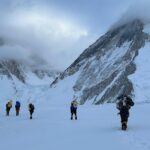 Nirmal Purja Instagram - Our team have been working extremely hard at G1 & G2. Today all our members and Sherpa guides have arrived at Camp One. There’s a lot of moving components. The majority of our Sherpa guides went up straight to G2 to drop tents and oxygen as our members will be moving to Camp Three directly tomorrow, leaving at 3 am. Meanwhile our director himself @Mt.Sherpa and senior guide @guideyukta went to drop 800m of ropes and 20 snow bars so that other teams could use them to fix on G1. The big mountain community is very small and @eliteexped is doing whatever it can to support and work together as a team. Stay tuned for more updates. 👊🏽💥 Copyright @nimsdai #eliteexped #nimsdai #14peaks #14peaksnothingisimpossible #achieveyournewpossible #nothingisimpossible #nims #nimspurja #14peaks6months #beyondpossible #k2winter #k2firstascentnoo2 #uksf #club8000ers #everest #k2 #k2winter #aboveandbeyondadventure #alwaysalittlehigher #nimsdaifoundation #bigmountaincleanup #nimsdaistore #nimsdaiultimatesummitsuit Karakoram Range