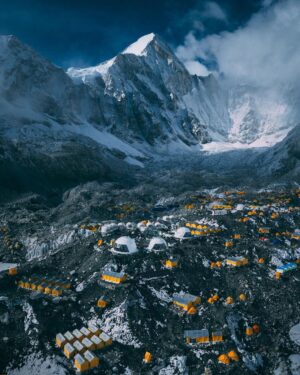 Nirmal Purja Instagram - Everest Base Camp might be home away from home for our Elite Exped team, but what is life here really like? 

The Base Camp is found at the bottom of the Khumbu Glacier, it is surrounded by the beautiful peaks of the region. 

We invest in our camp to make sure it is the best experience for our adventurers, with great coffee, a fully stocked kitchen tent and food, and showers, power and electricity.

While we take our set up seriously, we also take our responsibility to the environment just as seriously. 

We follow all environmental protocols, including leave no trace and clean as you go. Our Base Camp is powered by a solar array that supplies all the energy we need. We have a back-up generator in case the weather turns bad – but in general we rely on solar power.

Base Camp is a place where our adventurers spend time to rest, acclimatise and prep for their climbs and acclimatisation routines (*or just rest before trekking back to Kathmandu.)

Want to join us? We have Everest Base Camp treks going this autumn on: Sept 11th and 5th and 7th of November. Or why not beat the rush and join us in Spring 2024? 

✉️Info@eliteexped.com

Copyright: @nimsdai  

📸 @josemostajo 

#eliteexped #nimsdai #14peaks #14peaksnothingisimpossible #achieveyournewpossible  #nothingisimpossible #nims #nimspurja #14peaks6months #beyondpossible #k2winter #k2firstascentnoo2 #uksf #club8000ers #everest #k2 #k2winter #aboveandbeyondadventure #alwaysalittlehigher #nimsdaifoundation #bigmountaincleanup #nimsdaistore #nimsdaiultimatesummitsuit