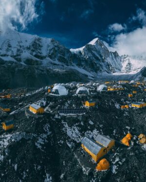 Nirmal Purja Instagram - Everest Base Camp might be home away from home for our Elite Exped team, but what is life here really like? 

The Base Camp is found at the bottom of the Khumbu Glacier, it is surrounded by the beautiful peaks of the region. 

We invest in our camp to make sure it is the best experience for our adventurers, with great coffee, a fully stocked kitchen tent and food, and showers, power and electricity.

While we take our set up seriously, we also take our responsibility to the environment just as seriously. 

We follow all environmental protocols, including leave no trace and clean as you go. Our Base Camp is powered by a solar array that supplies all the energy we need. We have a back-up generator in case the weather turns bad – but in general we rely on solar power.

Base Camp is a place where our adventurers spend time to rest, acclimatise and prep for their climbs and acclimatisation routines (*or just rest before trekking back to Kathmandu.)

Want to join us? We have Everest Base Camp treks going this autumn on: Sept 11th and 5th and 7th of November. Or why not beat the rush and join us in Spring 2024? 

✉️Info@eliteexped.com

Copyright: @nimsdai  

📸 @josemostajo 

#eliteexped #nimsdai #14peaks #14peaksnothingisimpossible #achieveyournewpossible  #nothingisimpossible #nims #nimspurja #14peaks6months #beyondpossible #k2winter #k2firstascentnoo2 #uksf #club8000ers #everest #k2 #k2winter #aboveandbeyondadventure #alwaysalittlehigher #nimsdaifoundation #bigmountaincleanup #nimsdaistore #nimsdaiultimatesummitsuit