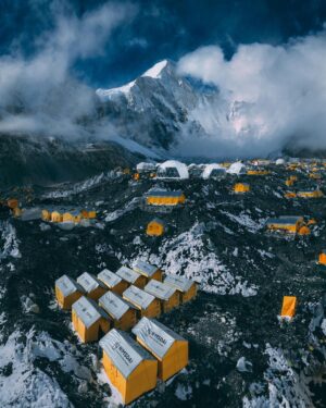 Nirmal Purja Instagram - Everest Base Camp might be home away from home for our Elite Exped team, but what is life here really like? 

The Base Camp is found at the bottom of the Khumbu Glacier, it is surrounded by the beautiful peaks of the region. 

We invest in our camp to make sure it is the best experience for our adventurers, with great coffee, a fully stocked kitchen tent and food, and showers, power and electricity.

While we take our set up seriously, we also take our responsibility to the environment just as seriously. 

We follow all environmental protocols, including leave no trace and clean as you go. Our Base Camp is powered by a solar array that supplies all the energy we need. We have a back-up generator in case the weather turns bad – but in general we rely on solar power.

Base Camp is a place where our adventurers spend time to rest, acclimatise and prep for their climbs and acclimatisation routines (*or just rest before trekking back to Kathmandu.)

Want to join us? We have Everest Base Camp treks going this autumn on: Sept 11th and 5th and 7th of November. Or why not beat the rush and join us in Spring 2024? 

✉️Info@eliteexped.com

Copyright: @nimsdai  

📸 @josemostajo 

#eliteexped #nimsdai #14peaks #14peaksnothingisimpossible #achieveyournewpossible  #nothingisimpossible #nims #nimspurja #14peaks6months #beyondpossible #k2winter #k2firstascentnoo2 #uksf #club8000ers #everest #k2 #k2winter #aboveandbeyondadventure #alwaysalittlehigher #nimsdaifoundation #bigmountaincleanup #nimsdaistore #nimsdaiultimatesummitsuit