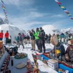 Nirmal Purja Instagram - Greetings to you all from #everestbasecamp ! Nothing but sending you all good vibes 👊🏽💥🙌🏽🙏🏽 @eliteexped #everest & #lhotse expedition🤙🏼 #alwaysalittlehigher #aboveandbeyondadventure #nepal #8000ers 📸 @guyboltonphotography