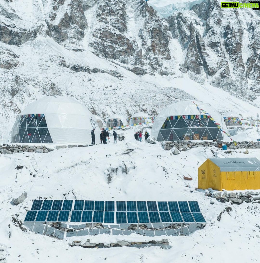Nirmal Purja Instagram - Greetings to you all from #everestbasecamp ! Nothing but sending you all good vibes ππ½π₯ππ½ππ½ @eliteexped #everest & #lhotse expeditionπ€πΌ #alwaysalittlehigher #aboveandbeyondadventure #nepal #8000ers πΈ @guyboltonphotography