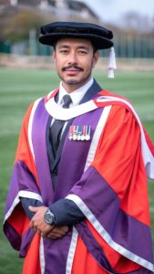 Nirmal Purja Instagram - EDUCATION IS KEY. Never stop dreaming big and never stop working on your new possible. Today I am honoured to be made a Doctor of the University at Loughborough. This is where I studied by Post Graduate Diploma in 2012 – I believe that developing yourself and your skills is vital to achieving your dreams. To everyone with a big dream, and to all those graduating today - don’t listen when people say your dreams are impossible – you must be self-disciplined and believe in your goal.    Make a goal that is bigger than just yourself. Make your goal something that will inspire others and make a positive change. Then work hard with all your heart to make it a reality. I truly believe that nothing is impossible – humans are capable of incredible things. Dream big, believe in yourself and work hard. Nothing is Impossible.   Copyright: @nimsdai #Nimsdai #EliteExped #Skydivenimsdai #Nimsdaifoundation #k2winter #Nimsdaistore #UKSF #K2winterno02 #14peaks #Achieveyournewpossible #nothingisimpossible #14peaksnothingisimpossible #SBS #Ghurka #beyondpossible #MotivationalSpeaker #Expedleader @lborouniversity @lborobusiness Watch here the full video (link in bio), and tag someone that needs to be inspired to #Achievetheirnewpossible and also don’t forget to subscribe to my #youtube channel Loughborough University