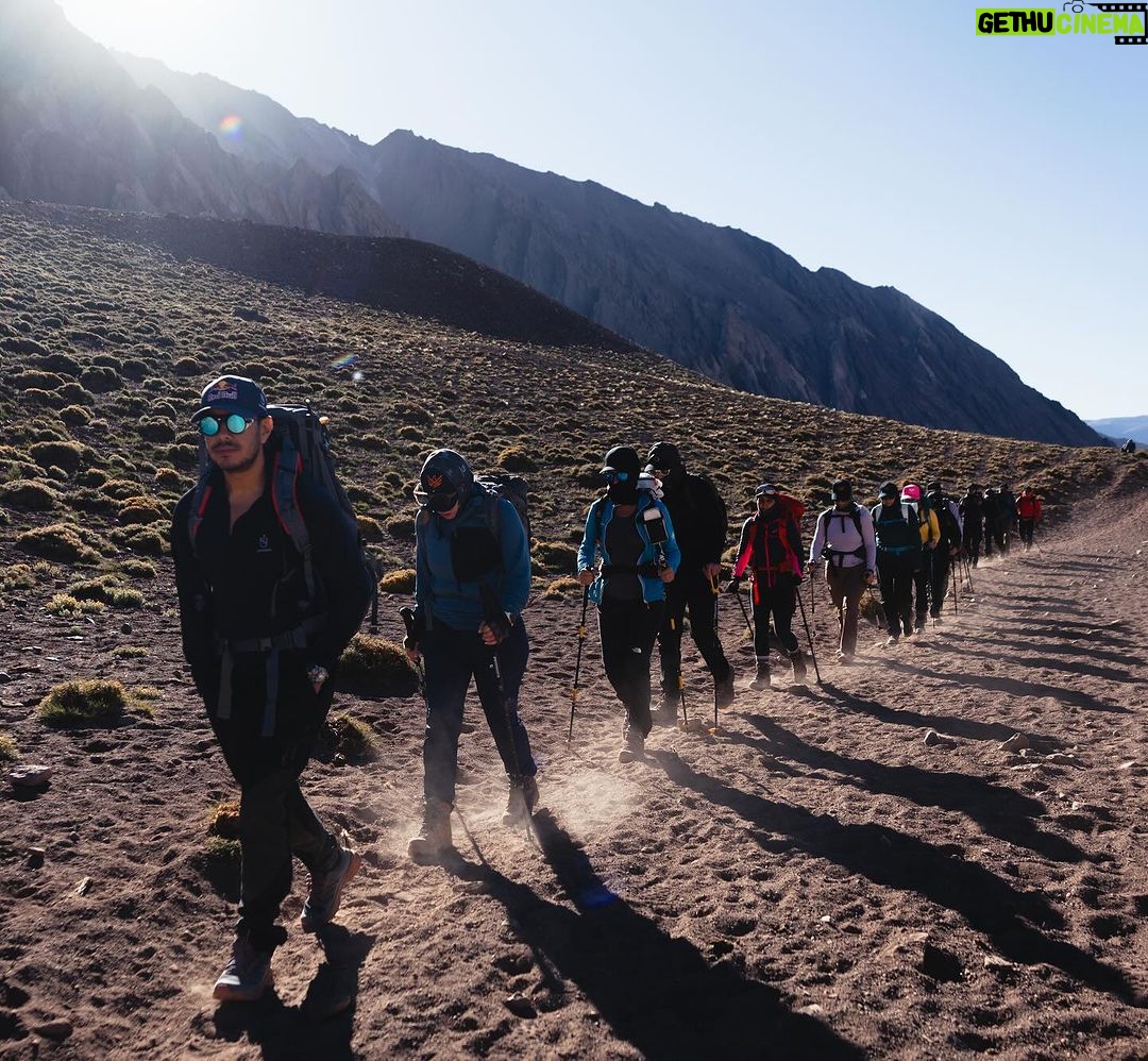 Nirmal Purja Instagram - #Aconcagua perfect mountain for novices or who prefer to climb seven summits 👊🏽💥 Super proud to be leading the #NIMSDAI group to #Aconcagua , the highest mountain of South America! Today is day 3 of our expedition. On day 1, our team arrived in Mendoza, received a full in-country briefing, and enjoyed a team dinner. On day 2, we moved to Confluencia at an elevation of 3300m, where we stayed overnight. And today, on day 3, we hiked up to Plaza Francia, taking in the breathtaking views of Aconcagua and surrounding mountains . We spent three hours there, ensuring everyone acclimatized properly. Now, we’re resting and recovering in Confluencia before heading to our home for the rest of the expedition at the Mulas / basecamp. I’m thrilled to lead this trip and share the knowledge from my 43 x 8000m successful summits of 8000-meter peaks,countless expeditions on 6000-7000m mountains across the globe /#sevensummits , my life experiences from 10 years of career in United Kingdom’s Special forces and with the Gurkhas. 🙏🏽 If you would like to join me on this trip next year, please get in touch with my team on info@eliteexped.com !💪🏔️ I am committed to donating 5% of our fees from Elite Expedition to supporting the @nimsdai_foundation . Copyright: @nimsdai #eliteexped #nimsdai #14peaks #nimsdaistore #14peaksnothingisimpossible #achieveyournewpossible #k2winter #nothingisimpossible #nims #Sevensummits #Mountaineering #Expedition #aconcagua #Adventure Campamento Confluencia 3.368 Msnm