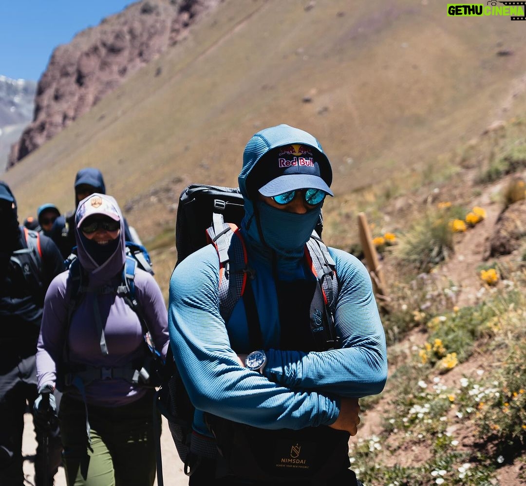 Nirmal Purja Instagram - #Aconcagua perfect mountain for novices or who prefer to climb seven summits 👊🏽💥 Super proud to be leading the #NIMSDAI group to #Aconcagua , the highest mountain of South America! Today is day 3 of our expedition. On day 1, our team arrived in Mendoza, received a full in-country briefing, and enjoyed a team dinner. On day 2, we moved to Confluencia at an elevation of 3300m, where we stayed overnight. And today, on day 3, we hiked up to Plaza Francia, taking in the breathtaking views of Aconcagua and surrounding mountains . We spent three hours there, ensuring everyone acclimatized properly. Now, we’re resting and recovering in Confluencia before heading to our home for the rest of the expedition at the Mulas / basecamp. I’m thrilled to lead this trip and share the knowledge from my 43 x 8000m successful summits of 8000-meter peaks,countless expeditions on 6000-7000m mountains across the globe /#sevensummits , my life experiences from 10 years of career in United Kingdom’s Special forces and with the Gurkhas. 🙏🏽 If you would like to join me on this trip next year, please get in touch with my team on info@eliteexped.com !💪🏔️ I am committed to donating 5% of our fees from Elite Expedition to supporting the @nimsdai_foundation . Copyright: @nimsdai #eliteexped #nimsdai #14peaks #nimsdaistore #14peaksnothingisimpossible #achieveyournewpossible #k2winter #nothingisimpossible #nims #Sevensummits #Mountaineering #Expedition #aconcagua #Adventure Campamento Confluencia 3.368 Msnm