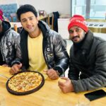 Nishant Singh Instagram – Pizza treat on the last day of Pashminna in Kashmir! Banta hai! 🙂😊