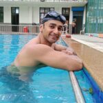 Nishant Singh Instagram - Floating through life with a smile, soaking up the sun and embracing every moment in the pool. Feeling grateful for this refreshing oasis and the journey that led me to this sculpted state of bliss. 🌞💦💪 #PoolLife #SmileAndFloat #EmbraceTheJourney #nishantmalkani