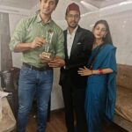 Nishant Singh Instagram - "Grateful and Honored! 🌟✨ Receiving the Star Eminence Award for Most Desirable Actor of the Year. Although I couldn't be there at the award show, the incredible Kartik Paliwal of Paliwal Entertainment surprised me on my shooting set, accompanied by his newly married wife, to present me with this prestigious award. I'm truly humbled by the love of my amazing fans and immensely grateful to the industry for their unwavering trust in me. This recognition wouldn't have been possible without your constant support. Thank you all!" @castingkartikpaliwalofficial @stareminenceawards