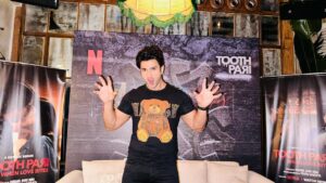Nishant Singh Instagram - At the launch party of @endemolshineind and @netflix_in  to celebrate the launch of ToothPari 😈

Best wishes to the team.

Thank you for inviting us @rishinegi24 and @amritkaur0808 @hks1709