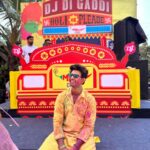 Nishant Singh Instagram - Holi scenes 💕 #nishantmalkhani #happyholi Razzberry Rhinoceros