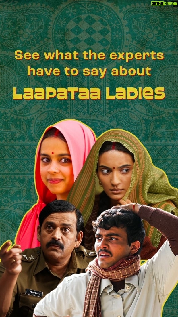 Nitanshi Goel Instagram - Itne sundar reviews padh ke toh film dekhni hi padegi! Grateful for all the pyaar towards #LaapataaLadies π₯° Book your tickets now, link in bio. π @nitanshigoelofficial @pratibha_ranta @ss_this_side @chhaya.kadam.75 @ravikishann #Aamirkhan @raodyness #JyotiDeshpande @aamirkhanproductions @kindlingindia @officialjiostudios @tseries.official @bookmyshowin @pvrpictures @biplabgoswamicinema @snehadesaiofficial @ramsampathofficial @swanandkirkire @prashantpandeyofficial @divynidhisharma @shreyaghoshal @arijitsingh @sukhwindersinghofficial @sonamohapatra @mastercutpictures @antaraclicks @farooquinaved