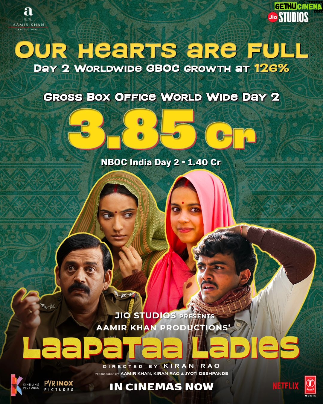Nitanshi Goel Instagram - Public bhi bol rahi hai movie bohut sundar hai be! Kya abhi tak nahi dekhe ka #LaapataaLadies? 🤩 Book your tickets now (link in bio) @nitanshigoelofficial @pratibha_ranta @ss_this_side @chhaya.kadam.75 @ravikishann #Aamirkhan @raodyness #JyotiDeshpande @aamirkhanproductions @kindlingindia @officialjiostudios @tseries.official @bookmyshowin @pvrpictures @biplabgoswamicinema @snehadesaiofficial @ramsampathofficial @swanandkirkire @prashantpandeyofficial @divynidhisharma @shreyaghoshal @arijitsingh @sukhwindersinghofficial @sonamohapatra @mastercutpictures @antaraclicks @farooquinaved