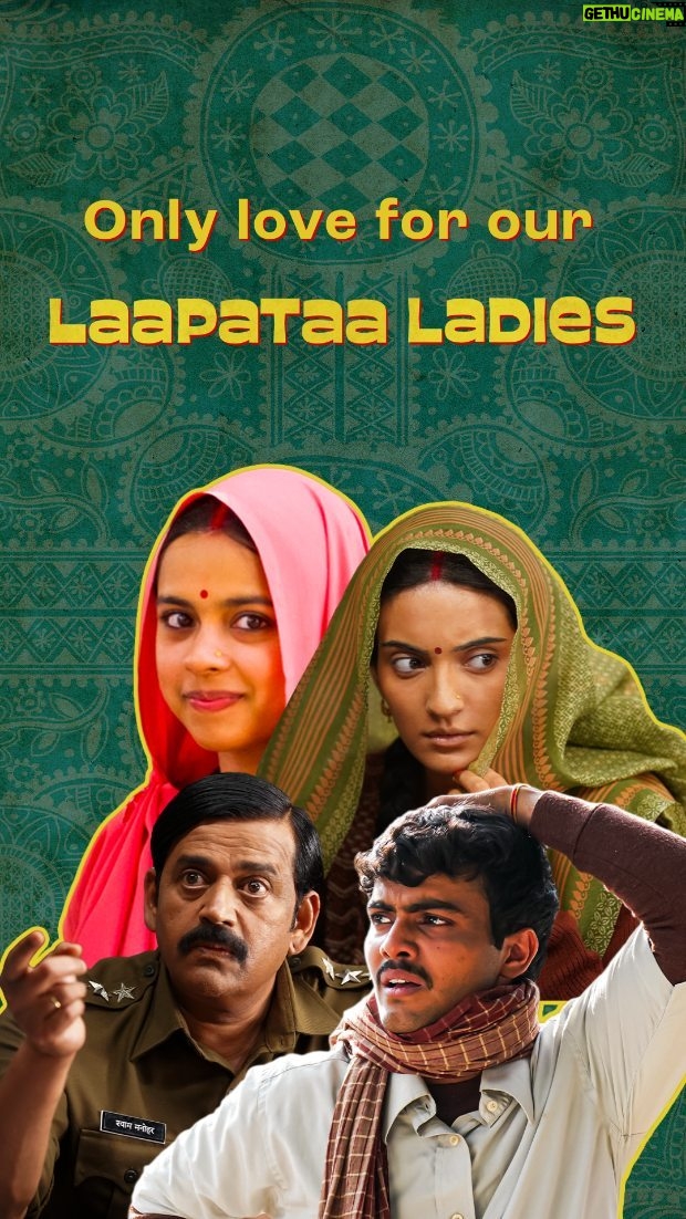 Nitanshi Goel Instagram - The critics have spoken! Here’s your sign to go and watch #LaapataaLadies in cinemas near you. See you then.🌻 @nitanshigoelofficial @pratibha_ranta @ss_this_side @chhaya.kadam.75 @ravikishann #Aamirkhan @raodyness #JyotiDeshpande @aamirkhanproductions @kindlingindia @officialjiostudios @tseries.official @bookmyshowin @pvrpictures @biplabgoswamicinema @snehadesaiofficial @ramsampathofficial @swanandkirkire @prashantpandeyofficial @divynidhisharma @shreyaghoshal @arijitsingh @sukhwindersinghofficial @sonamohapatra @mastercutpictures @antaraclicks @farooquinaved