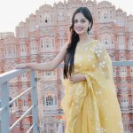 Nitanshi Goel Instagram - Aur phir hua kuch yun ki apni hi tasweer par dil aa gaya 🕊️🪞 Jaipur Promotions ✨ #LaapataaLadies Photographer - @_rahul.rajeev_ Styled by - @ekta_singh96 Hair/make up - your Nitz Outfit - @picchika Assisted by- @abhishek__gujar__ Dressmen team- @pravin_kumar_nirala #phool #nitanshigoel #laapataaladies #jaipur @aamirkhanproductions @kindlingindia @officialjiostudios Jaipur - The pink city