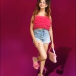 Niveditha Gowda Instagram - Too late for the trend but it Barbie 💕 📹 : @suhas_amin Makeup and hair : @yn_makeupandhairofficial #nivedithagowda #reelsinstagram #reelitfeelit #barbie #barbietrend