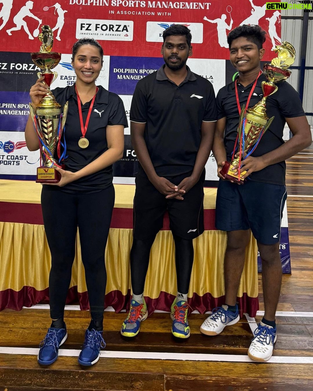 Nivetha Pethuraj - 528.3K Likes - What next? 😉 #badminton #mixeddoubles #champions #bestcoachever