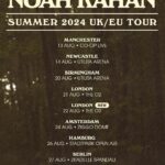Noah Kahan Instagram - All tickets are on sale for my summer shows in the UK/EU including my added show in London + my added US shows in Austin and LA! It’s all surreal and I’m so excited so I hope you all can make it